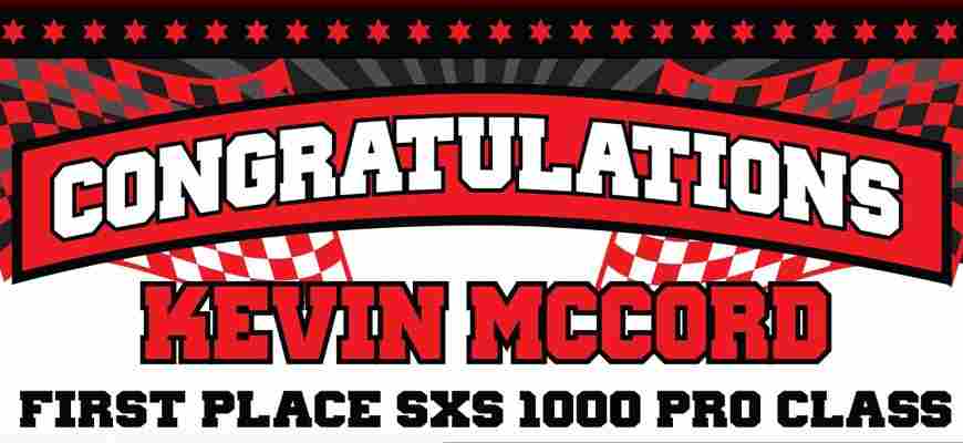 Congratulations to Kevin McCord