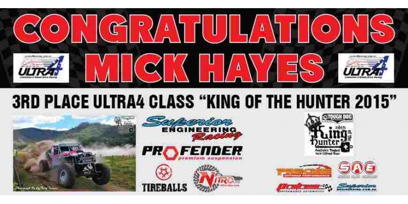 Third Place Finish King Of The Hunter 2015 Third Place Finish King Of The Hunter 2015