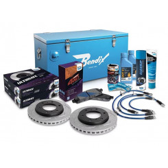Bendix Ultimate High Performance Front Brake Upgrade Kit Suitable for Mitsubishi Triton ML-MN-MQ Series 2005-18(295mm Rotors) with 2 inch (50mm) lift - U4WD-BUK11+2