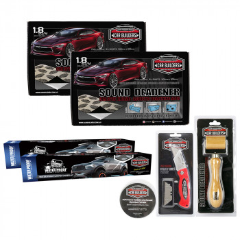 Car Builders Single Cab Sound Deadening Pack 1 - 4x4_SCP_1