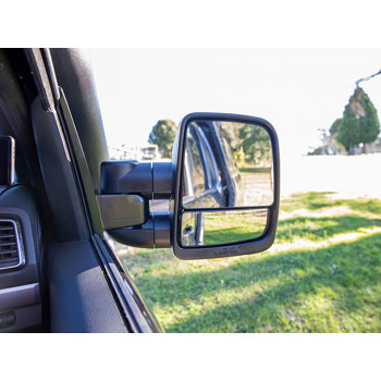 Clearview Next Gen Tow Mirrors Suitable For Ford Ranger 2012-22 (Electric, Chrome) (Pair) - CVNG-FR-PX-EC