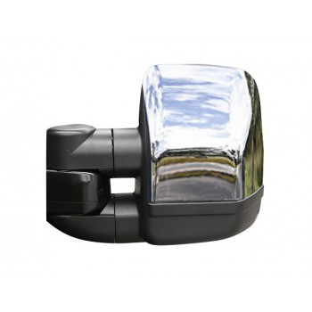 Clearview Next Gen Tow Mirrors Suitable For Mazda BT-50 2026 on (XTR/GT/SP/THUNDER  Dual Cab Pickup) (Heat, Camera Provision, Power-Fold, BSM, Indicators, Electric) (Chrome) - CVNG-IU-MX25-HVFSIEC