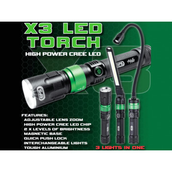 EFS Ya Mate X3 LED Torch (Each) - EFS-YA-TX3
