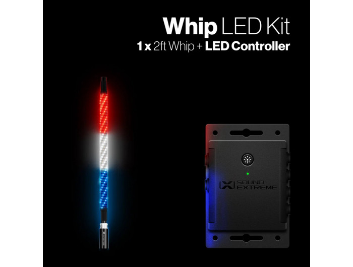 Ecoxgear Extreme Whip Kit 2ft plus LEDCast Controller - SEI-LEDZ4WHP2AU Ecoxgear Extreme Whip Kit 2ft plus LEDCast Controller - SEI-LEDZ4WHP2AU