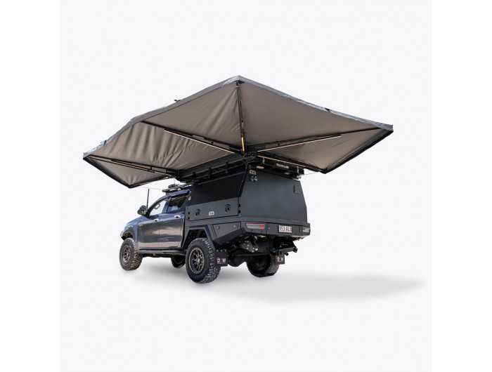 HARDKORR 270 Degree Extra-Large Free Standing Awning W/ Dual Colour LED Lighting (Each) - HKAWN-XL
