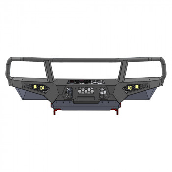 Offroad Animal Cougar Hi Mount Winch Bull Bar Suitable For Nissan Patrol GU 2005-16 - FB-NPT-Y61-05-COU-ASM0-XXX