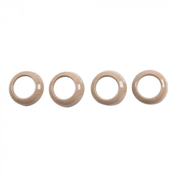 PVS Front Air Vent Rings Covers Suitable for Toyota LandCruiser 70 Series (2008-24) (Sandy Taupe) - LC70AIRVENTSNDY