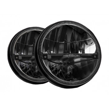 STEDI 7 Inch Homage LED Headlight(For Toyota LandCruiser) (Pair) - LED-HOMAGE-7-PAIR-LC