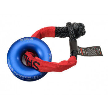Saber OffRoad Ezy-Glide Recovery Ring and 18K Sheath Soft Shackle Kit (Each) - SBR-12BRRK1