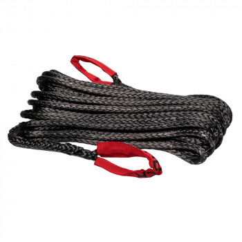 Saber OffRoad 9,500KG Black SaberPro 20M Winch Extension Rope w/Red Sheath Eyes (Each) - SBR-WERS