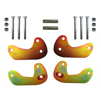 Superior 5 Degree Castor Correction Plates Suitable For Toyota LandCruiser 80/105 Series (Kit) - CSCP-A-LCR31-B