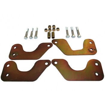 Superior Castor Correction Plates Suitable For Nissan Patrol GQ/GU 7 Degrees (Kit) - CSCP-B-PTR10-B