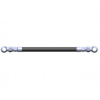 Superior Reservoir Hose Rubber 760mm 9/16 Straight Swivel to 3/8 Straight Swivel (Each) - 3113146