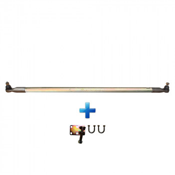 Superior Drag Link Comp Spec 4340M Solid Bar 2-6 Inch (50-150mm) Lift with Nissan Genuine Tie Rod Ends Suitable For Nissan Patrol GQ Adjustable (Eye to Eye) - GQCMDLEE-NG