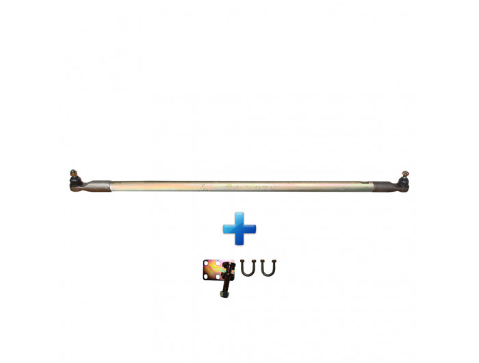 Superior Drag Link Comp Spec 4340M Solid Bar 2-6 Inch (50-150mm) Lift with Nissan Genuine Tie Rod Ends Suitable For Nissan Patrol GQ Adjustable (Eye to Eye) - GQCMDLEE-NG