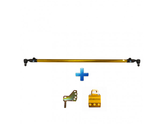 Superior Billet Series 7075 - T6 Alloy Drag Link Solid Bar Suitable For Toyota LandCruiser 78/79 Series 6 Cyl (Narrow Body) Adjustable - 79DRAG6-AL Superior Billet Series 7075 - T6 Alloy Drag Link Solid Bar Suitable For Toyota LandCruiser 78/79 Series 6 Cyl (Narrow Body) Adjustable - 79DRAG6-AL