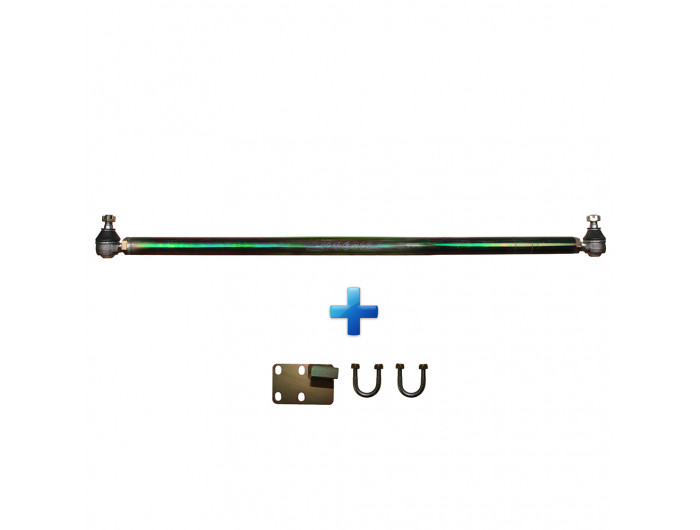 Superior Comp Spec Solid Bar Drag Link Suitable For Nissan Patrol MK/MQ/GQ Leaf Front Adjustable (Crossover Style) (Each) - GQCMCODLLF-V3