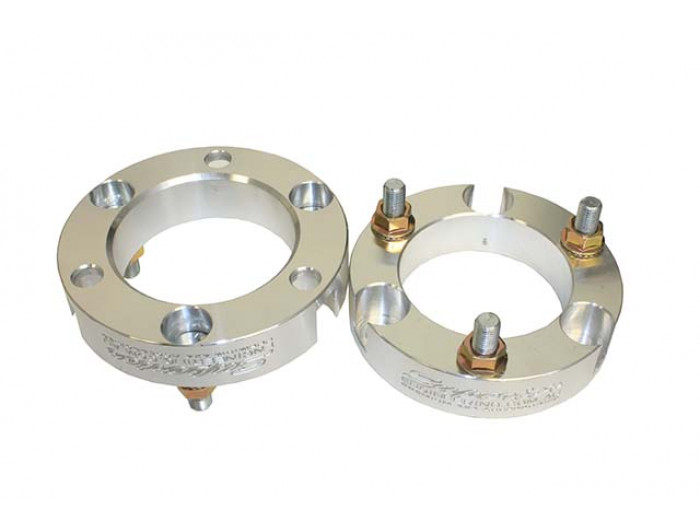 Superior Billet Series 6061-T6 Alloy Strut Spacers 50mm Lift Suitable For Ranger/Prado 90/Colorado RG - FR25SS-V2