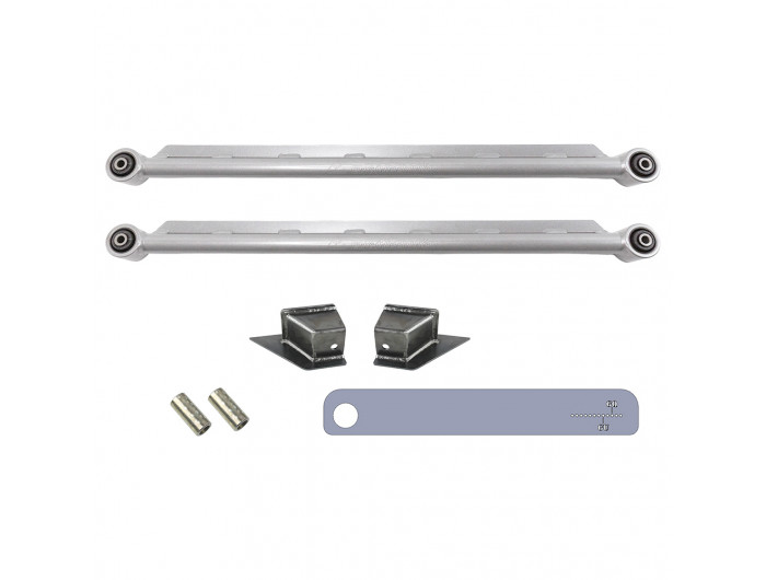 Superior Rear Long Arm Kit Suitable For Nissan Patrol GQ/GU Silver - GQGULONGARM2S