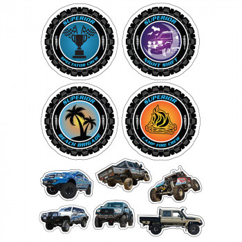 Superior Sticker Sheet A4 (Set 3) - SUP-STICKER-SET3