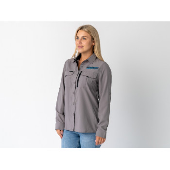 Superior Ladies Syzmik Fishing Shirt Stone (Each) - SUP-FISH-L-STN-XXX
