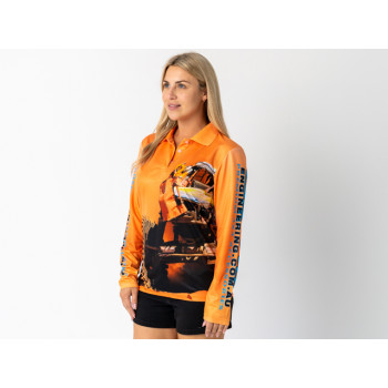 Superior Ladies Sublimated Fishing Shirt Ultra 4 (Each) - SUP-FISHSL-L-ULTRA-XXX