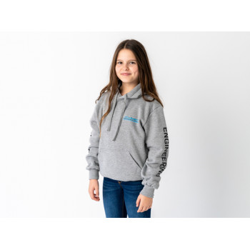 Superior Youth Hoodie Grey Marle with Sleeve Logo (Each) - SUP-HOODIE-LOGO-Y-GREY-XXX