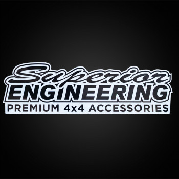 Superior Extra Large Sticker Black 525mm x 160mm (Type 3 Design) - SUP-SELBK-3