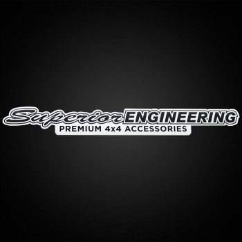 Superior Large Sticker Black 670mm x 80mm (Type 1 Design) - SUP-SLBK-1