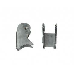 Superior Rear Lower Shock Mounts Suitable For Gas Shocks Nissan Navara NP300 2015-20 (Pair) - SUP-NP300SHKMNTGS