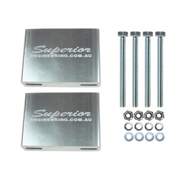 Superior Billet Series 6061-T6 Alloy Sway Bar Extensions Suitable For Toyota LandCruiser 76/78/79/80/105 Series Front 6-7 Inch (150-175mm) Lift - LFSB85-KIT