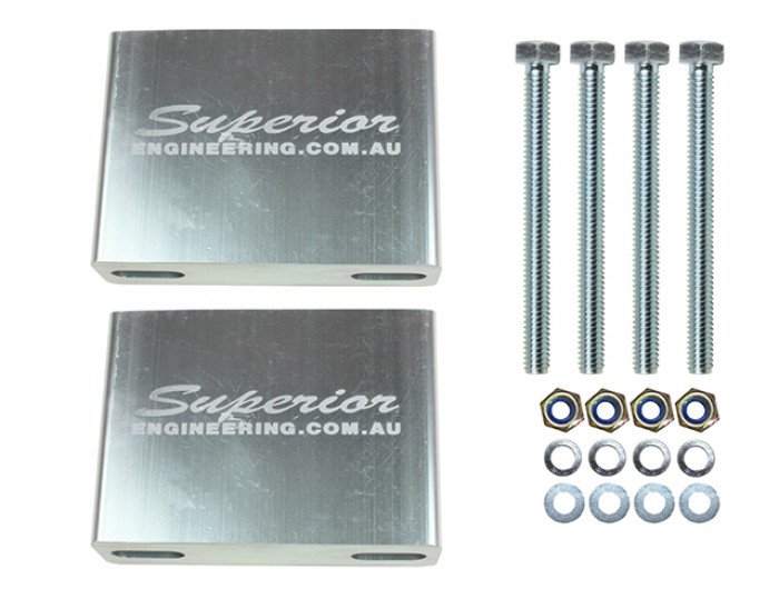 Superior Billet Series 6061-T6 Alloy Sway Bar Extensions Suitable For Toyota LandCruiser 76/78/79/80/105 Series Front 6-7 Inch (150-175mm) Lift - LFSB85-KIT