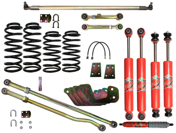 EFS Xtreme 4 Inch (100mm) Lift Kit Suitable For Nissan Patrol GQ (Kit) - NISGQEXTRM4