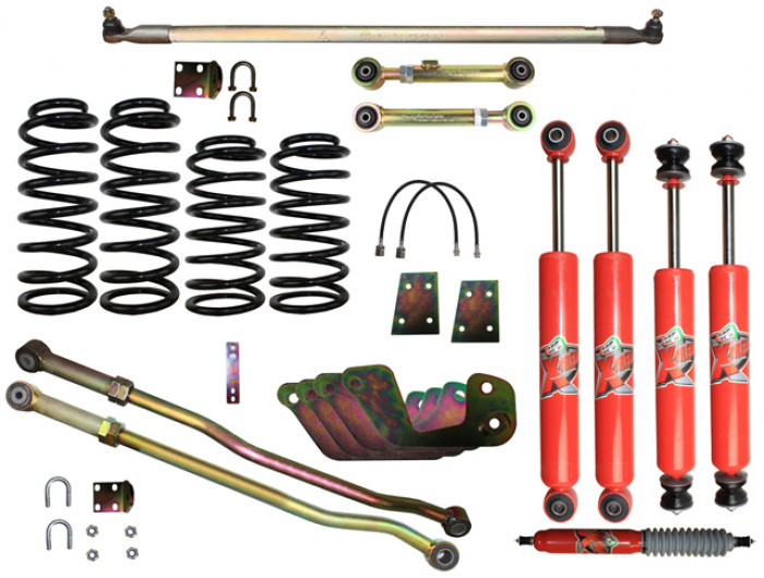 EFS Xtreme 4 Inch (100mm) Lift Kit Suitable For Nissan Patrol GU 98-99 Wagon/98 on Ute (Kit) - NISGU1EXTRM4