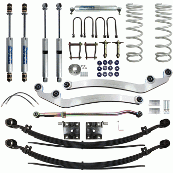 Superior Engineering 4 Inch (100mm) Lift Kit Suitable For Toyota LandCruiser 79 Series Dual Cab 8/2016 on 4.5lt V8 - SUP-79G2-DC-8-KIT-4INCH