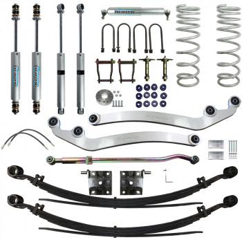 Superior Engineering 5 Inch (125mm) Lift Kit Suitable For Toyota LandCruiser 79 Series Single Cab 2023 on 2.8lt 4cyl - SUP-79G3-SC-4-KIT-5INCH
