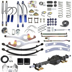 Superior Outback Tourer Australia Wide Legal Leaf Sprung 2 Inch Lift, Suit 33-34 Inch Tyres, Track Corrected Chromoly Diamond Diff, 4.2T GVM Suitable For Toyota LandCruiser 79 Series Dual Cab (VSC Models) - SUP-79VLTC-FED2RAKIT20