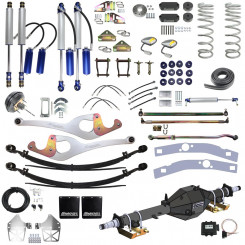 Superior Outback Tourer Leaf Sprung 4 Inch Lift, Track Corrected Chromoly Diamond Diff, 4T GVM Suitable For Toyota Landcruiser 79 Series Dual Cab (VSC Models) - SUP-79VLTC-FED4RAKIT20