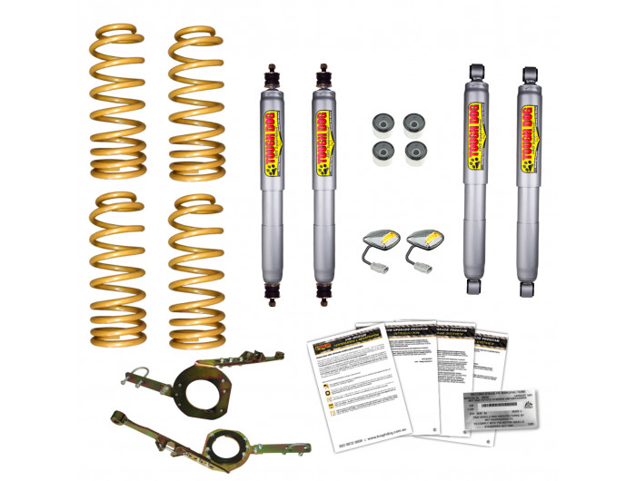 Tough Dog 3550kg GVM Upgrade Kit Suitable For Nissan Patrol GU Wagon (TD42 1997-2007) (ZD30 2000-16) - TDGVM-083-XXX
