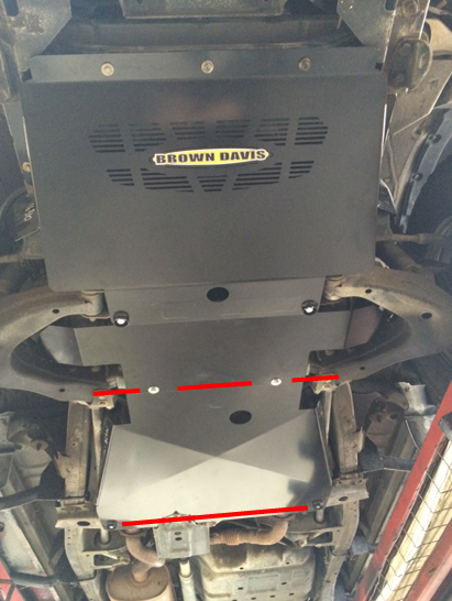 Brown Davis Transmission Guard Suitable For Toyota LandCruiser 100 IFS