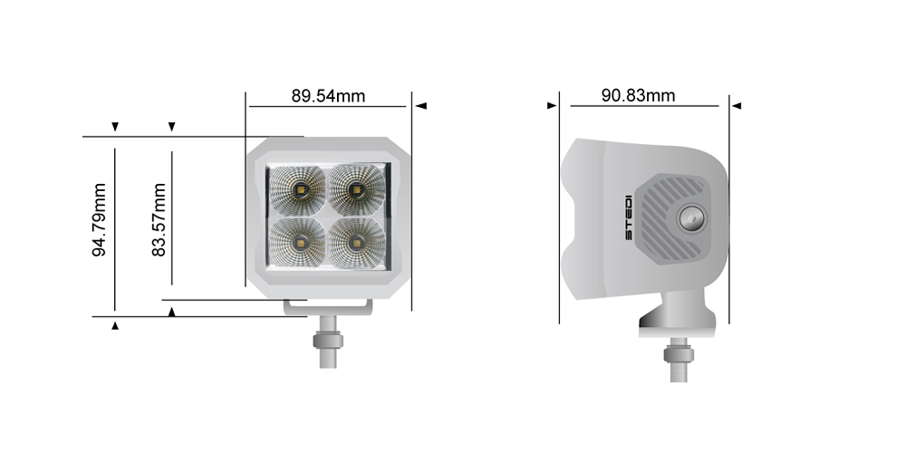 STEDI G4 Marine Flood Work Light - ST-07-G4-002