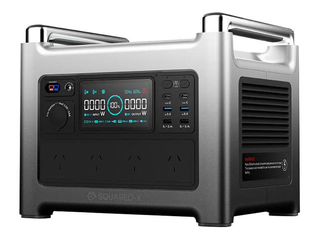 Squared-X HandE-1000 Portable Power Station-Black(Each) - HandE1000_Black