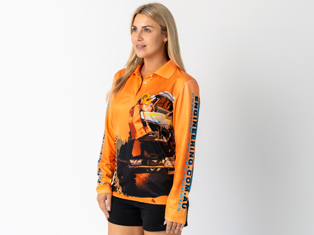 Superior Ladies Sublimated Fishing Shirt Ultra 4 (Each) - SUP-FISHSL-L-ULTRA-XXX