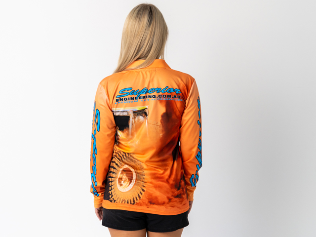 Superior Ladies Sublimated Fishing Shirt Ultra 4 (Each) - SUP-FISHSL-L-ULTRA-XXX