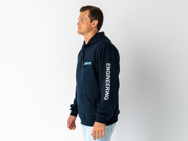 Superior Unisex Hoodie Navy with Sleeve Logo (Each) - SUP-HOODIE-LOGO-U-NAVY-XXX