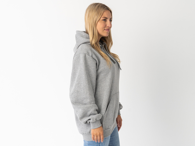 Superior Unisex Hoodie Grey Marle (Each) - SUP-HOODIE-U-GREY-XXX