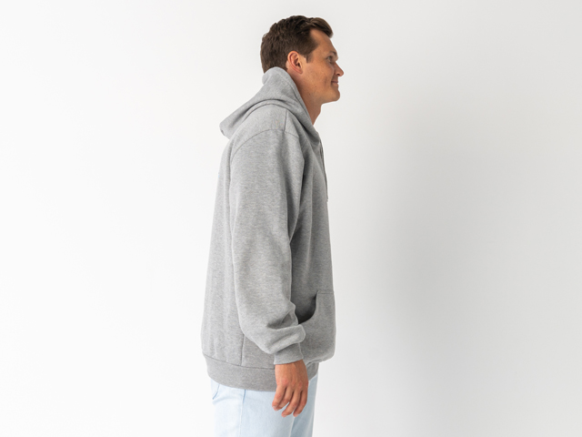 Superior Unisex Hoodie Grey Marle (Each) - SUP-HOODIE-U-GREY-XXX