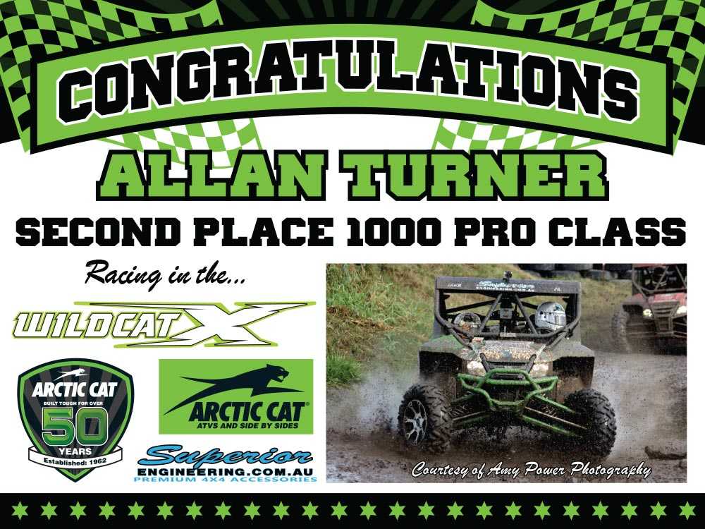 Congratulations to Allan Turner