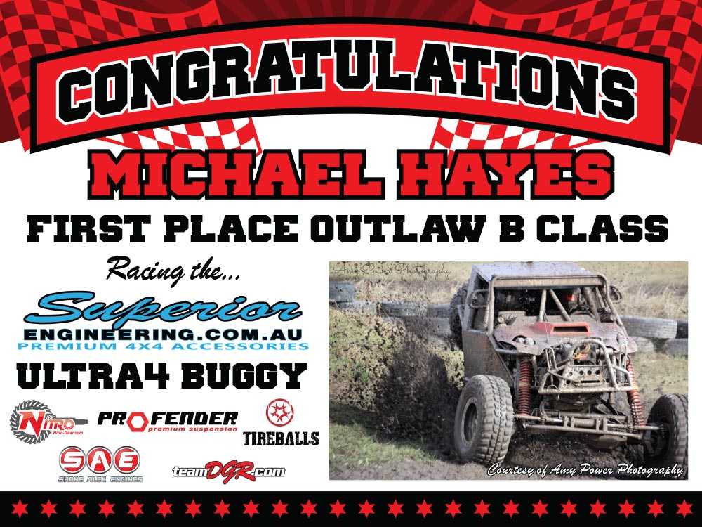 Congratulations to Mick Hayes
